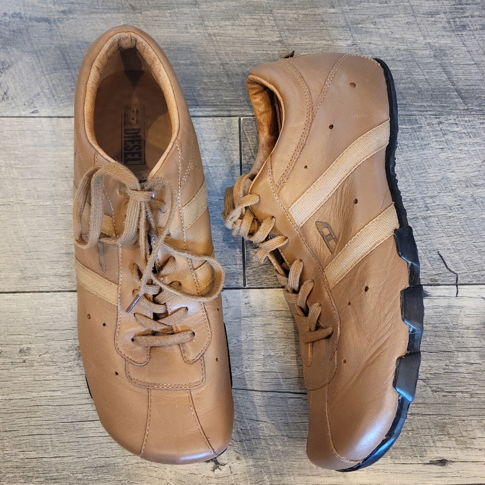 Vintage Diesel "Wish" Leather Shoes Size 12